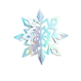 thumbnail image 1 of Gibobby Decoraciones holográficas navideñas de nieve 3D 6 piezas de nieve colgante Invierno para decoración navideña y(ABF), 1 of 5
