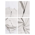 thumbnail image 3 of Women Casual Zip Up Cargo Ruched Hem Sleeveless Blazer Vest Jackets, 3 of 4