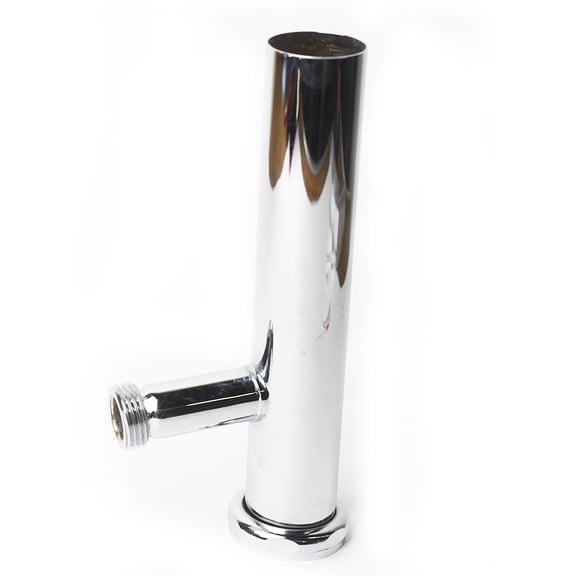 Thrifco 4400666 Chrome Plated Brass Tubular Branch Tailpiece with Hose Thread