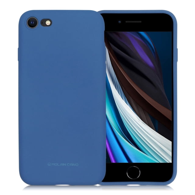 Funda para iPhone 7 | 8 Molan Cano Soft Azul Jelly