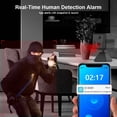 thumbnail image 5 of Cámara de seguridad 4G de 5MP, minicámara con tarjeta SIM, WiFi, batería integrada de 3000mAh, detección humana, intercomunicador de voz, videocámara de vigilancia, 5 of 5
