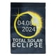 thumbnail image 5 of Total Solar Eclipse 04.08.2024 Garden Flag | Double Sided Outdoor Decorative Flag | 12x18 Inch | Spring Summer Fall Winter Yard Banner | Durable Print | Patio Porch Lawn Sign, 5 of 6