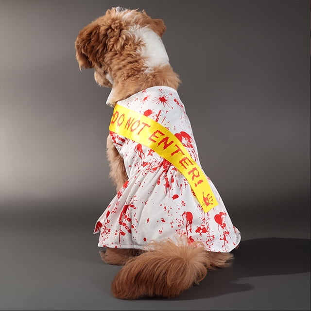 Decoraciones de Halloween, adornos de Halloween, regalos de Halloween. Falda de Halloween para mascotas. Disfraz de foca para perros. Ideal para fiestas de Halloween en casa. Ropa de poliéster para ma