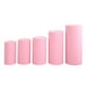 thumbnail image 1 of 5x cubiertas cilíndricas para pedestal, cubiertas cilíndricas para zócalo, recuerdos de fiesta, elegantes cubiertas para pilar con soporte para zócalo Rosa claro, 1 of 8