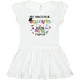 thumbnail image 3 of Inktastic My Brother Graduated and I'm Super Proud Girls Baby Dress, 3 of 5