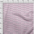 thumbnail image 3 of oneOone Cotton Silk Light Pink Fabric Asian Block Print Stripes Quilting Supplies Print Sewing Fabric By The Yard 42 Inch Wide, 3 of 4