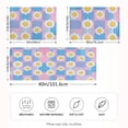 thumbnail image 2 of Yayeee Pillowcase Standard Size Set of 2 Satin Wrinkle Resistant Pillow Case, Playful Daisy, 2 of 8