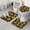 Black Sunflower Gray, variant on Black Polka Dot Sunflower Pattern Bathroom Rugs Sets 3 Piece,Toilet Cover Set,Absorbent Non Slip Bathroom Mats Sets with U-Shaped Contour Rug Toilet Rug Set