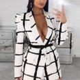 thumbnail image 1 of Vedolay Coat for Women Office Blazer Jacket for Women Long Sleeve Open Front Jacket,White XL, 1 of 5