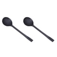 thumbnail image 4 of HONITANO Turtle Shape Black Plastic Spoons For Tableware 100Pack 5.6x1.6x0.1In, 4 of 10