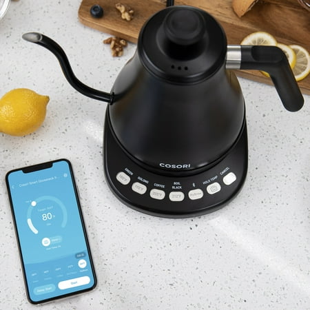 Cosori - Smart 0.8L Gooseneck Electric Kettle - Black