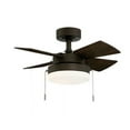 thumbnail image 6 of Hampton Bay Metarie II 24 in. Indoor Oil Rubbed Bronze Ceiling Fan with Light, 6 of 8