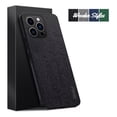 thumbnail image 4 of Funda Para iPhone 16 Pro Max Plus Cuero Grano Arbol+mica, 4 of 8