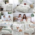 thumbnail image 6 of Farmhouse Spring Bedding 3 Piece Duvet Cover Set Full Size, Sage Green Fruit Plant Leaf Flower Soft Microfiber Comforter Cover with Zipper Closure & Pillowcases, Wrinkle & FadeResistant Quilt Cover, 6 of 9