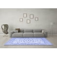 thumbnail image 3 of Ahgly Company Indoor Square Persian Blue Traditional Area Rugs, 7' Square, 3 of 4