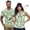 Green Palm Leaf, variant on Aplkyhs Matching Golf Shirts for Couple Starfish Shell Quarter Zip Couple Golf Matching Outfits Breathable Fabric Mens Hawaiian Shirt Keep Cool in Hot Weather Machine Washable