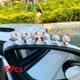 thumbnail image 4 of Figuras de gato de la suerte Maneki Neko con energía solar que dan la bienvenida al gato de la suerte chino que saluda con la mano para la decoración del hogar, 4 of 5