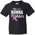 thumbnail image 3 of Inktastic Breast Cancer Awareness My Nonna is a Fighter Youth T-Shirt, 3 of 5