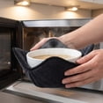 thumbnail image 6 of Microwave Heat Bowl Cover 7.48x3.54 Inches Reheating Food Pot Holder Polyester Anti-Scald Oven Mitt with Non-Slip Grip for Kitchen Cooking and Barbecue Protection, 6 of 6
