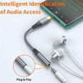 thumbnail image 3 of Type C To AUX Sound Adapter, USB C To 3.5mm Headphone Adapter Noise Reduction  for Laptops, 3 of 7