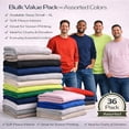 thumbnail image 7 of BILLIONHATS 36 Pack Mens Adult Crewneck Fleece Lined Pullover Sweatshirt Bulk, Wholesale Men Sweatshirts, Assorted Sizes Mixed, Homeless Shelter Donation, 7 of 7