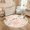 Color 2, variant on Washable Non Slip 4ft Round Rug, Seamless Pastel Floral Yellow Pink Flowers Circle Area Rugs with Tassels Carpet for Nursery Bedroom Living Room Playroom Tent Rug