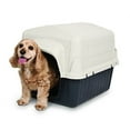 thumbnail image 5 of Petmate Barnhome 3 Plastic Outdoor Dog House, Small, for Pets 15-25 lb, White, 5 of 11