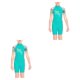 thumbnail image 3 of Yuarrent Traje húmedo de buceo para niñas, traje de baño corto con protección UV para niños, traje de baño de una pieza con cuello , traje Type8 NO8, 3 of 6