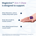 thumbnail image 3 of Metagenics MagActive Magnesium Glycinate 3-in-1 Chew, 60 Chews, 3 of 7