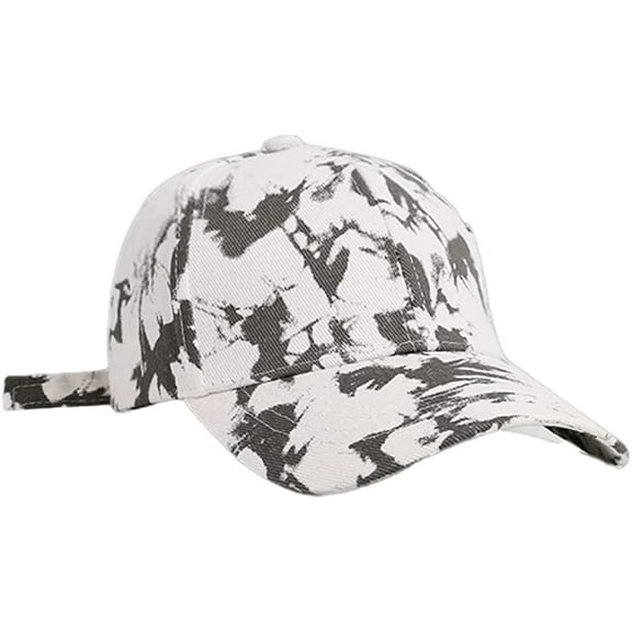 CoCopeaunt Women Men Fashion Meisai Baseball Cap Adjustable Soft Skullcap Casual Tie-dye Hats Summer Spring Outdoor