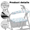 thumbnail image 5 of HELLHERO Walker Covers Protection Covers Seat Back Covers & Floral Print Washable Easy to Use for Seniors Men Women, 5 of 7