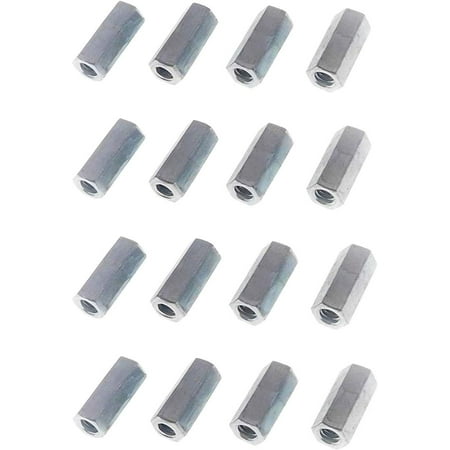 

Coupling Nut - Coupling Nuts 10-24 X 3/4 Long Coupling Nut Rod Coupling Nut With Zinc Plate Coupling Nuts 10-24 X 3/4 Threaded Rod Connector (12)