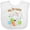 AA-White, variant on Inktastic My 1st Easter Bunny with Eggs and Carrot Boys or Girls Baby Bib