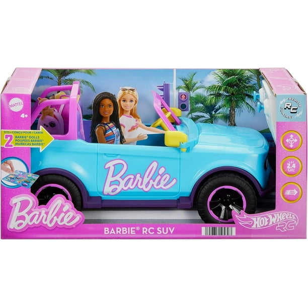 Barbie HOT WHEELS RC SUV Vehicle, Blue - Toy Store - Walmart