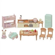 Sylvanian Families Doll & Furniture Set [Big House with Red Roof Furniture Set -Kotokotoko Cooking-] S-210 ST Mark Certified 3 years and up Toys Dollhouse Sylvanian Families EPOCH