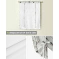 thumbnail image 5 of Vintage Botanical Tie Up Curtains for Window, Birds Branch Watercolor Floral Thermal Insulted Balloon Shade Adjustable Rod Pocket Curtains Valance Panels for Kitchen Bathroom Café 34 x 45, 5 of 7