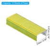 thumbnail image 2 of Unique Bargains Staples for Stapler, 6 Pack(1000Pcs Staples Per Pack) #10 Mini 3/16 Inch Length Staples Jam Free Yellow, 2 of 7
