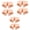 Skin-3pairs, variant on Dual-Hole Spiral Duckbill Toe Separators, Anti-Friction Foot Pads for Flip Flops Sandals Thong Slippers, Toe Spreading Support, 3 Pairs
