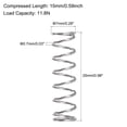 thumbnail image 3 of Unique Bargains 7mmx0.7mmx25mm 304 Stainless Steel Compression Spring 11.8N Load Capacity, 20pcs, 3 of 5