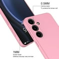 thumbnail image 2 of Slim Liquid Silicone Case for Samsung Galaxy S24 Plus,with Scratch-Resistant Microfiber Lining Shockproof Soft Silicone Protective Case for Samsung S24 Plus (Pink), 2 of 7