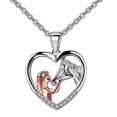 thumbnail image 1 of Collar De Doncella Con Corazón De Caballo El Mejor Regalo Del Día De San Valentín A, 1 of 1