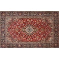 thumbnail image 1 of Ahgly Company Indoor Rectangle Traditional Saffron Red Medallion Area Rugs, 6' x 9', 1 of 6