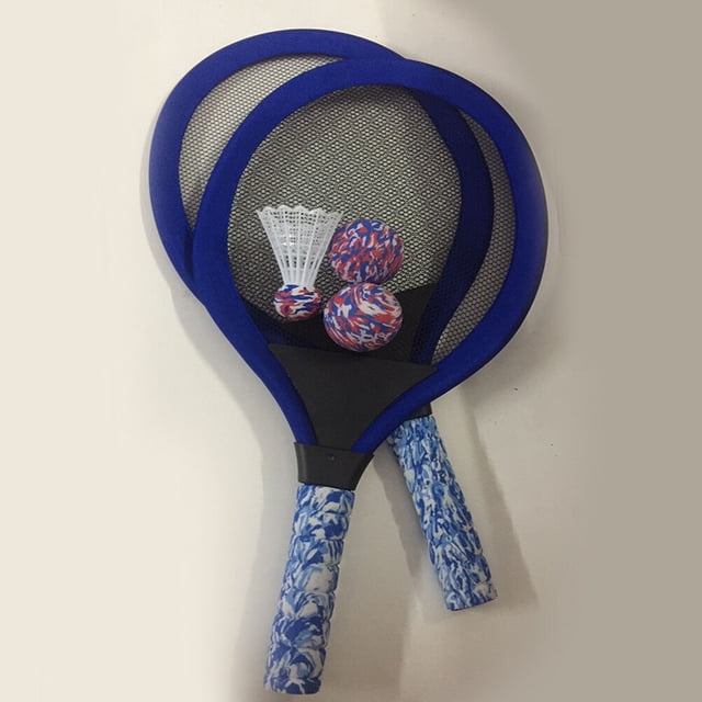 LOLIPPYY 1Pair Tennis Rackets Eva Durable Lightweight Assorted Color for Sports and Family Fun