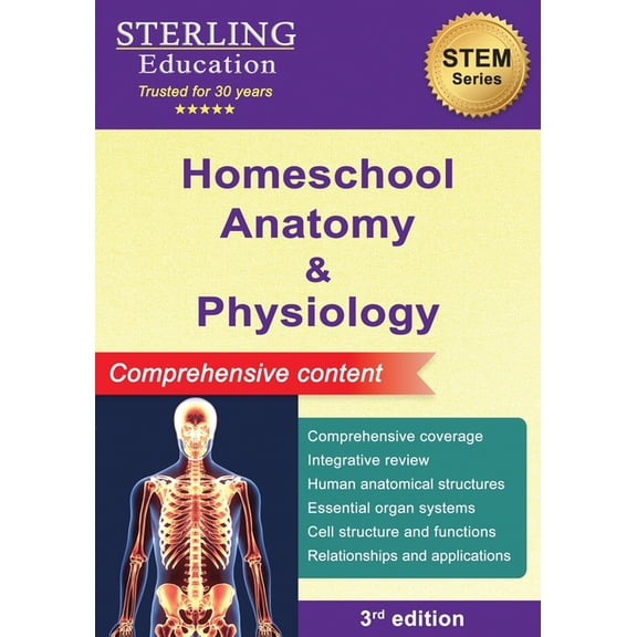 Homeschool Anatomy and Physiology: Comprehensive Content, (Paperback)