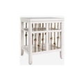 thumbnail image 4 of Liberty Furniture Dockside Chair Side Table - White w/ Rope End Panels, 4 of 6