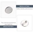 thumbnail image 3 of Weiweiguan 20Pcs Brooch Bases Breastpin Safety Trays DIY Making Accessories Handmade Crafts, 3 of 6