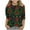 Green, variant on BFHHYA Kids' Boys Girls Christmas T-Shirt - Christmas Tree Printed 3/4-Sleeve Crew Neck Top for Daily Holiday Wear (3-12Y)