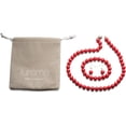 thumbnail image 5 of lureme Fashion Style Pearl Elastic Necklace Bracelet Dangle Earring Set-Red(09000649-7), 5 of 8