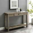 thumbnail image 2 of 48" Wood Country Style Entry Console Table - Gray Wash, 2 of 9