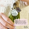 thumbnail image 6 of Wedding Bouquet Charm Walk Me Down Aisle Daddy Father Memorial White Keepsake Photo, 6 of 9